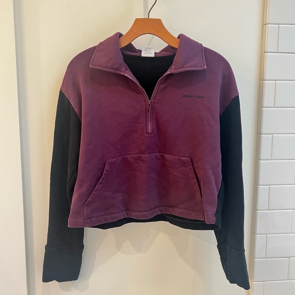 Outdoor voices cropped sweatshirt - size xs